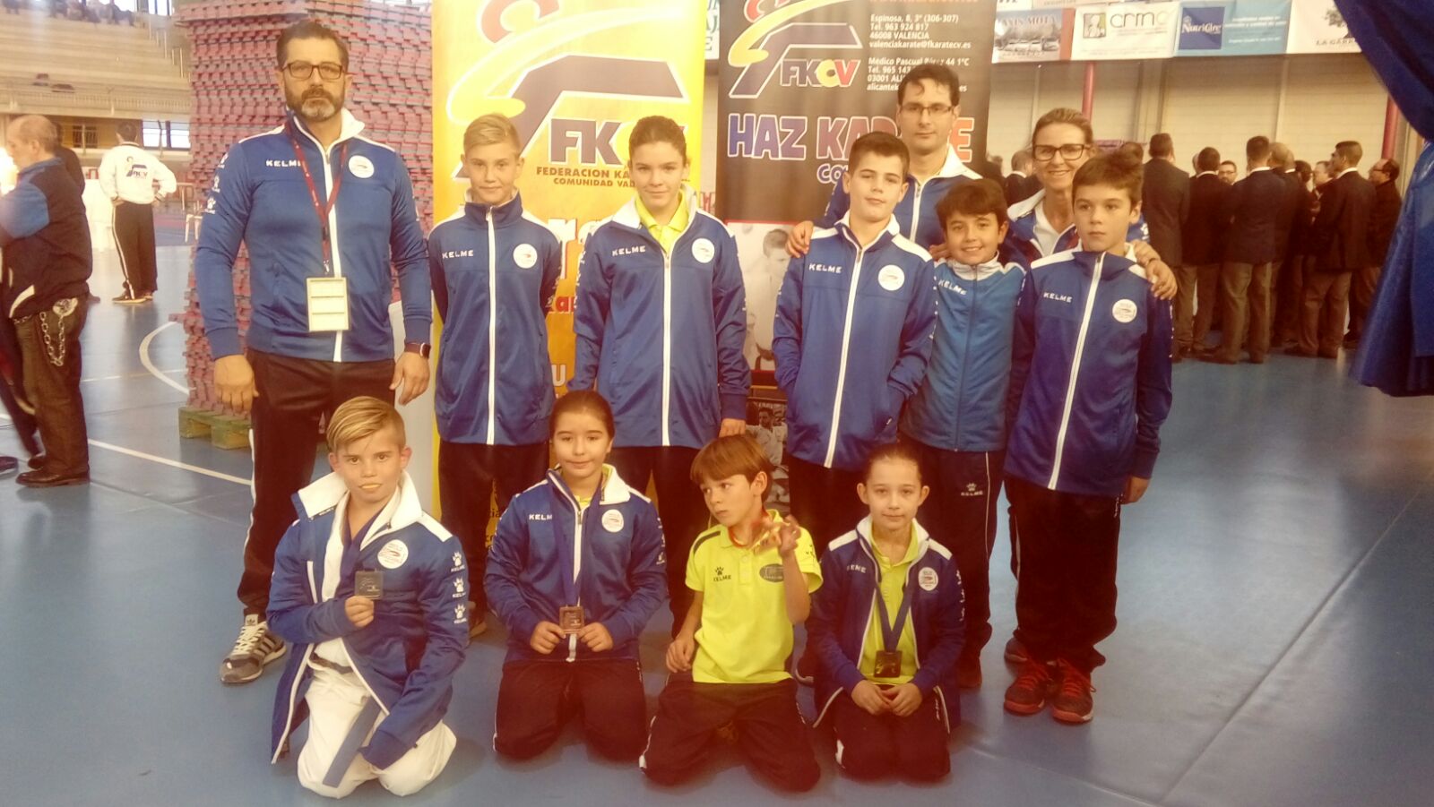 SIETE PODIUMS : DOS OROS, UNA PLATA Y CUATRO BRONCES EN LA LIGA AUTONOMICA INFANTIL FKCV